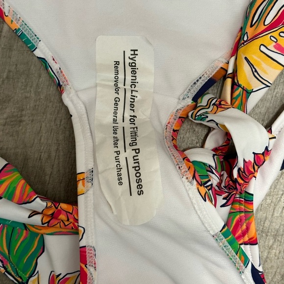 Mynah XXL 2XL Swim Bikini Bottom Hipster Flowers Tropical Toucan Swimwear NWT - Picture 9 of 9